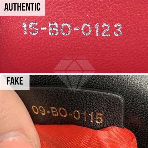 dior bag authentication codes.